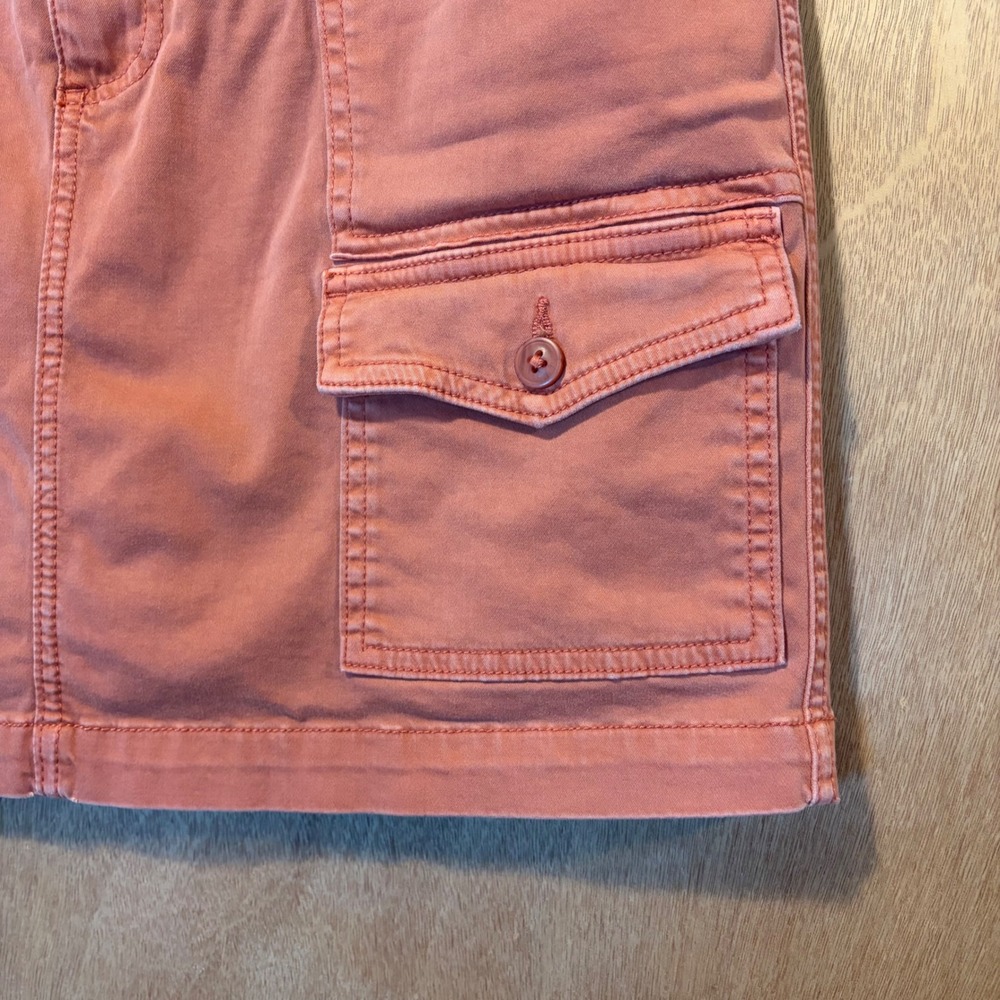 Women's Cargo Pocket Skort in Burnt Orange - Picture 8 of 16